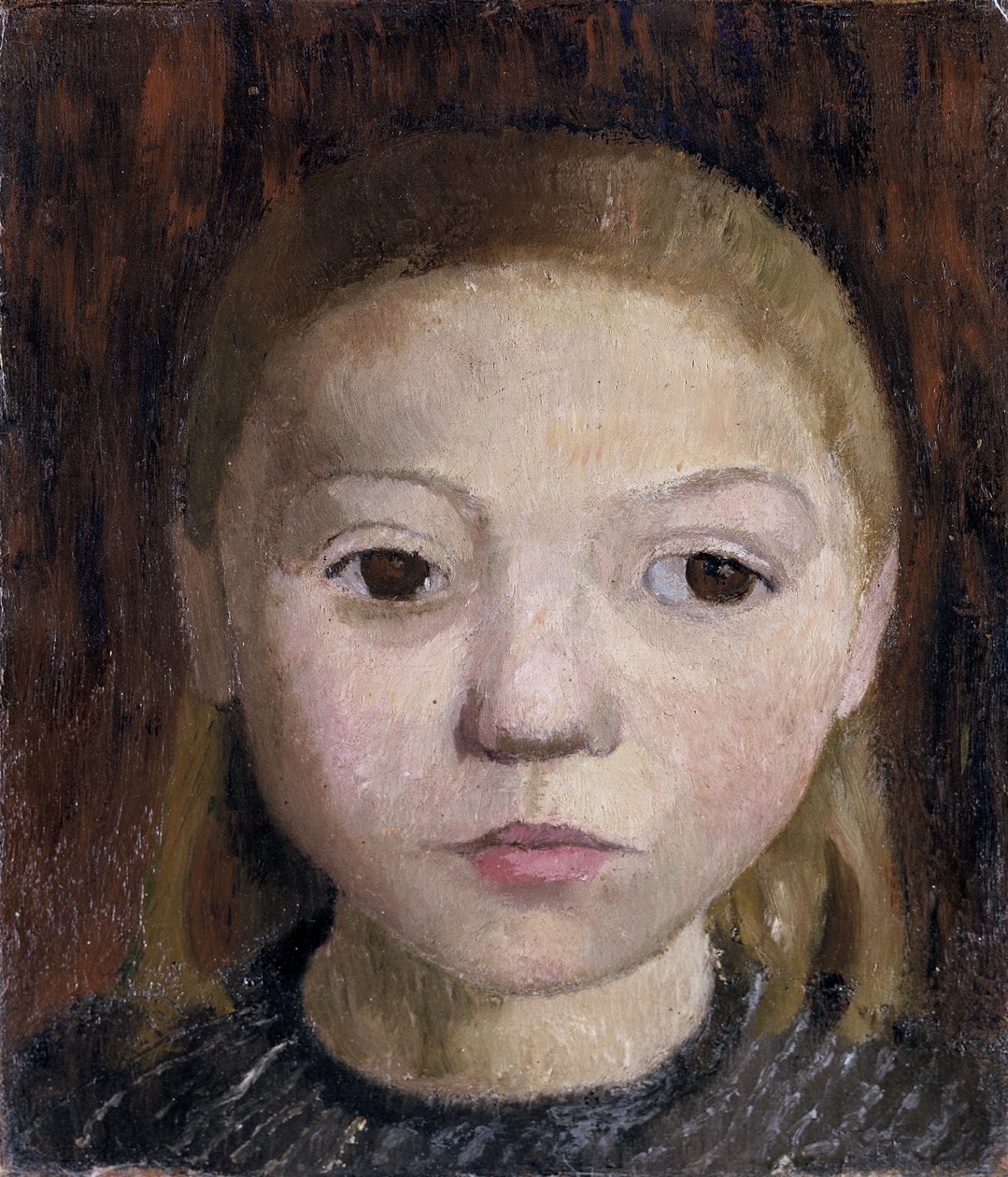 Cabeza de una niña de Paula Modersohn-Becker