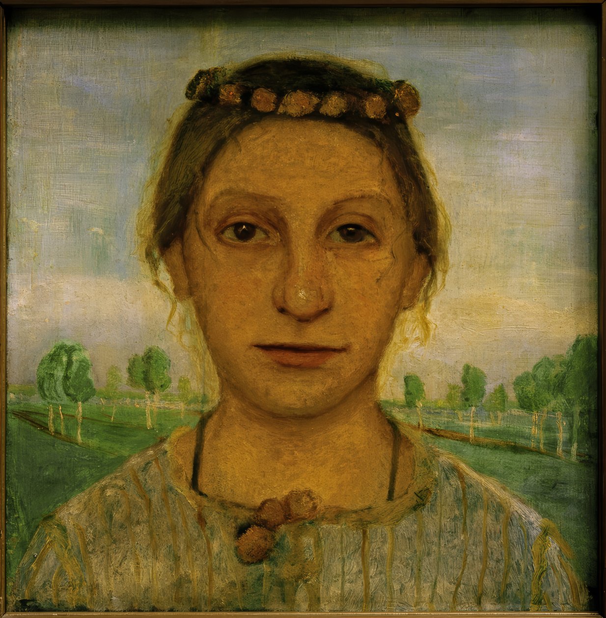Retrato de la hermana Herma de Paula Modersohn Becker