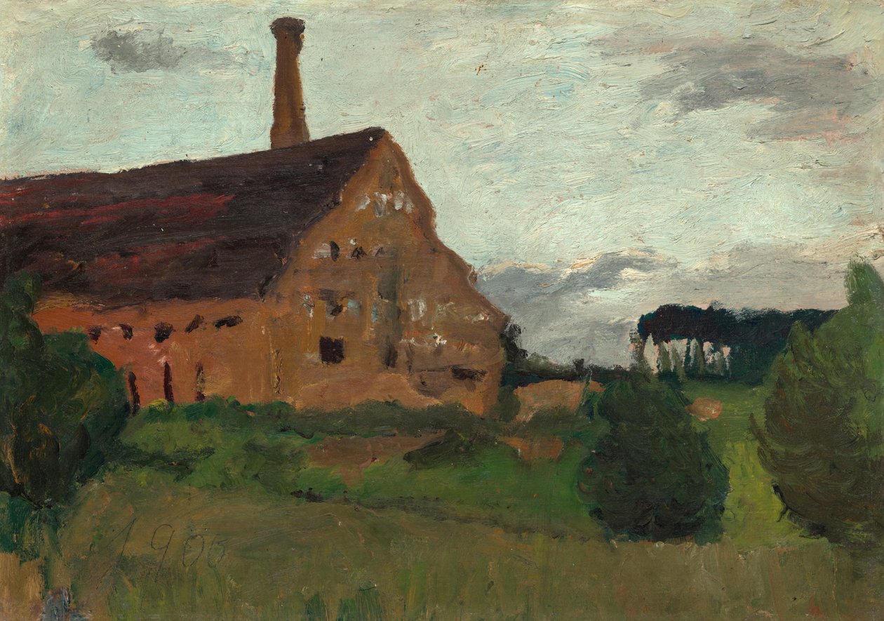 Fábrica Antigua, 1900 de Paula Modersohn Becker