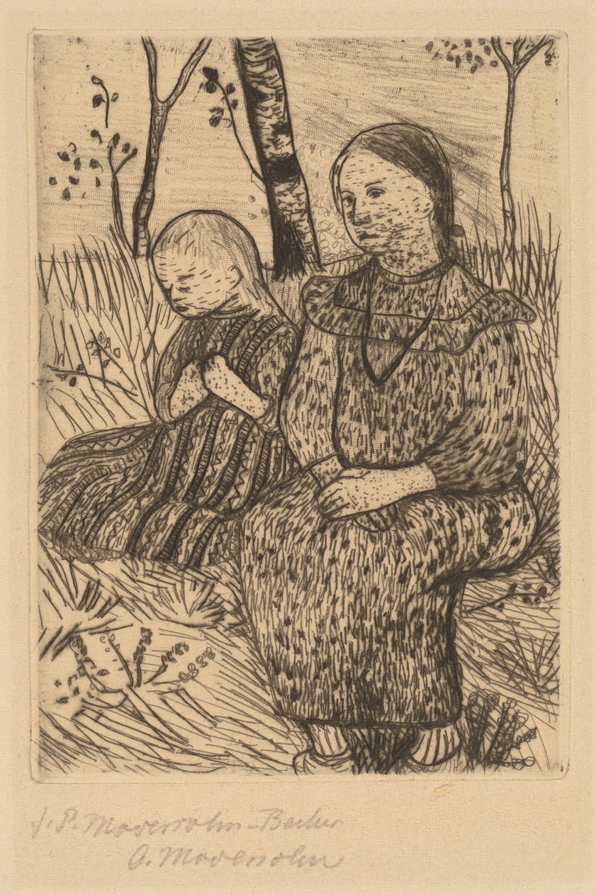 Dos chicas campesinas de Paula Modersohn Becker