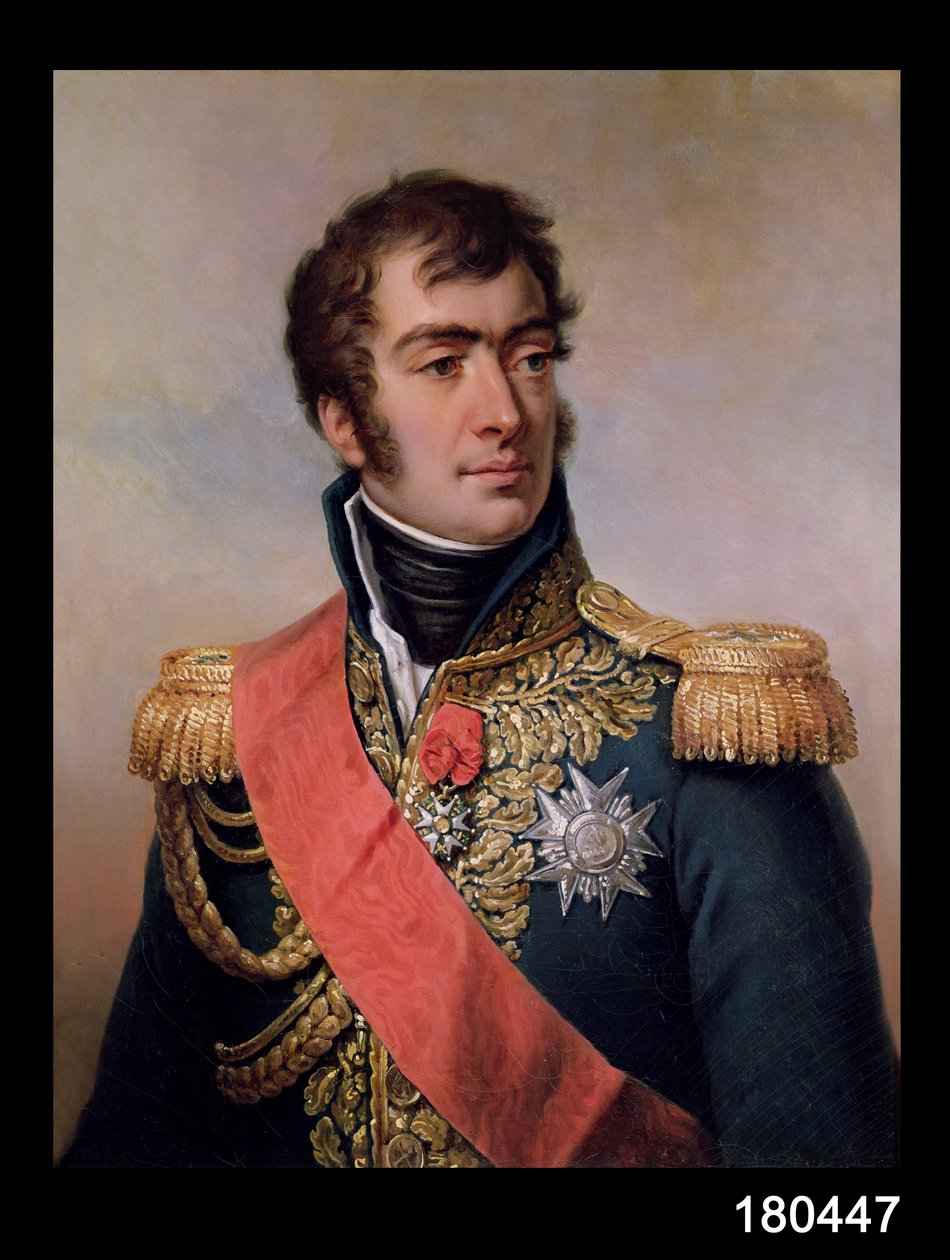 Auguste Frederic Louis Viesse de Marmont (1774-1852), Duque de Ragusa y Mariscal de Francia de Paulin Jean Baptiste Guerin