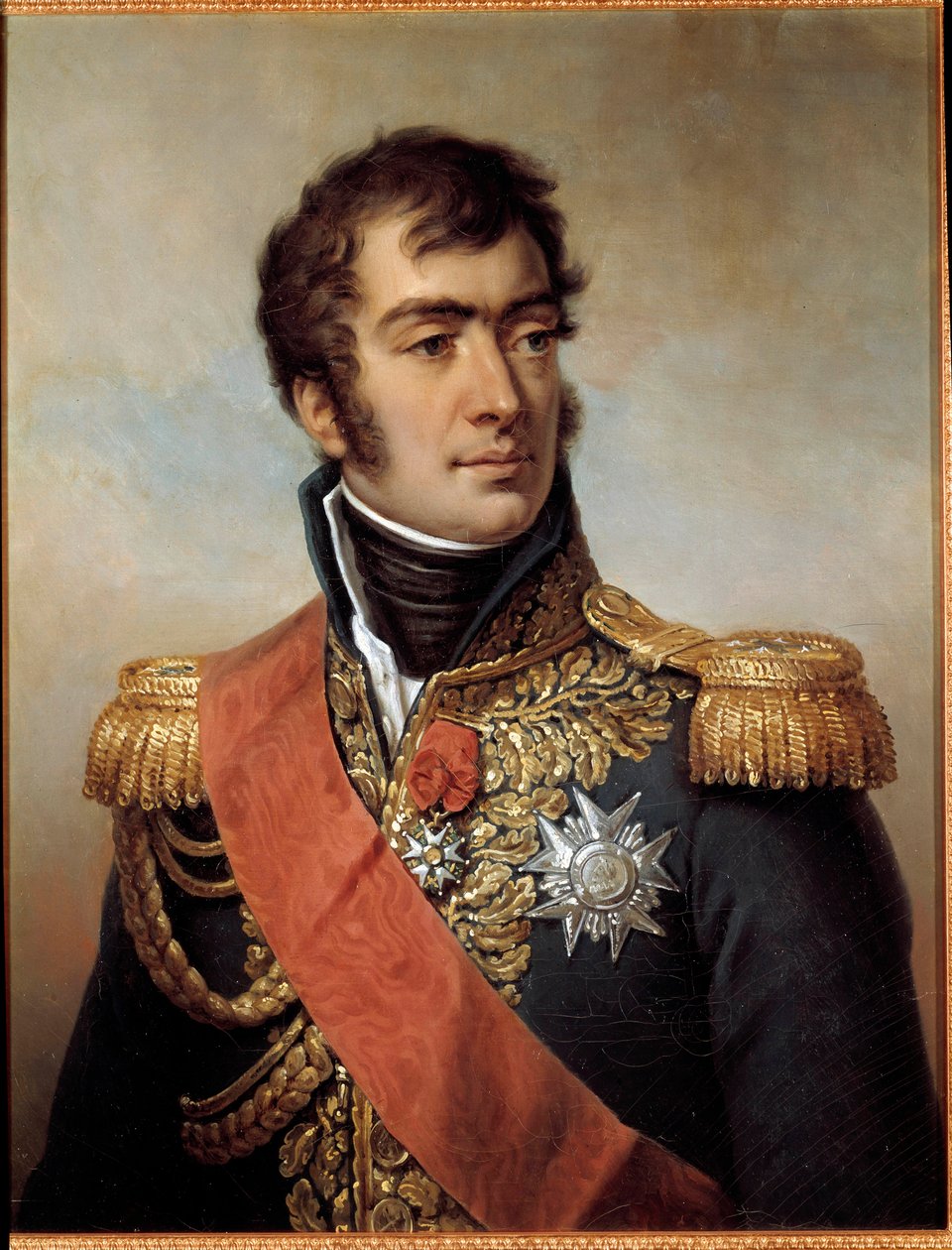 Retrato de Auguste Frederic Louis de Viesse de Marmont de Paulin Jean Baptiste Guerin