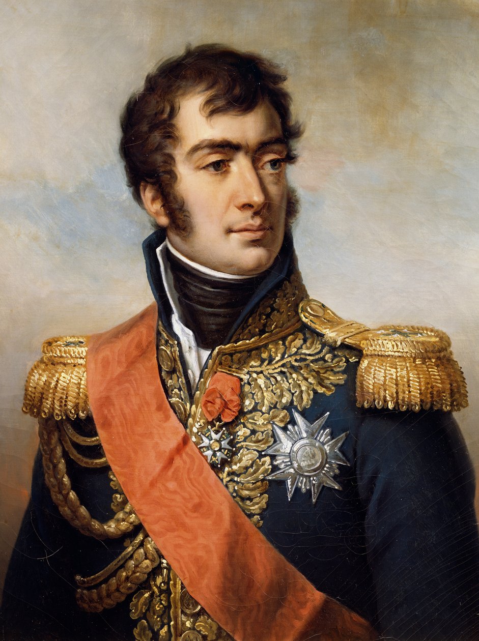 Retrato de Auguste Frederic Louis Viesse de Marmont de Paulin Jean Baptiste Guerin