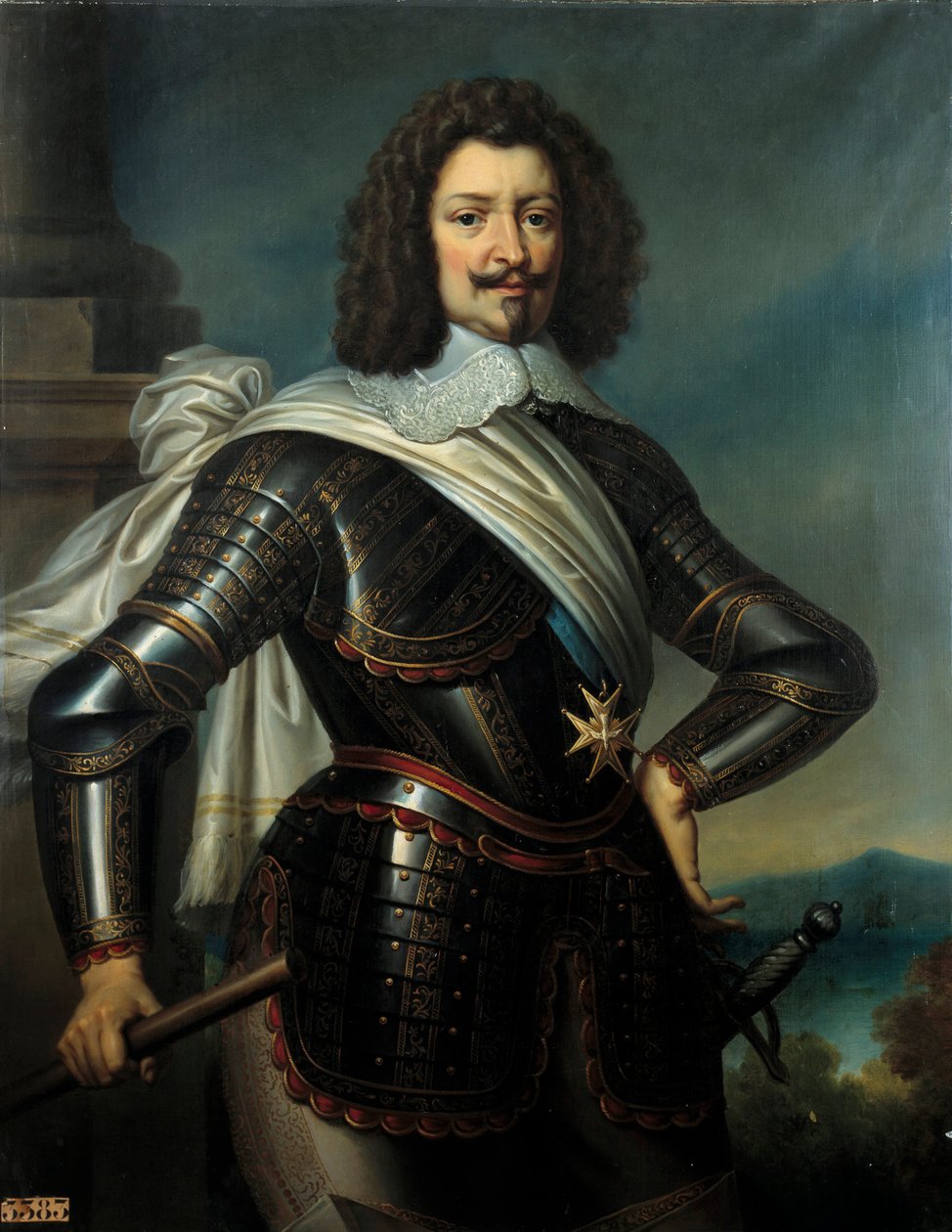 Retrato de Carlos de Lorena, Príncipe de Joinville, Duque de Joyeuse y 4º Duque de Guisa (1571-1640) de Paulin Jean Baptiste Guerin