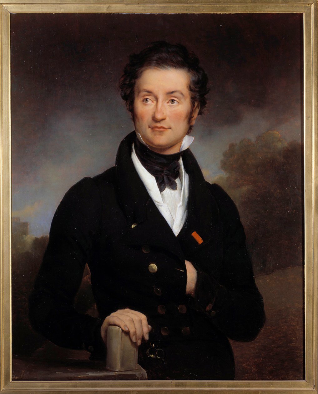 Retrato del escritor Charles Nodier de Paulin Jean Baptiste Guerin