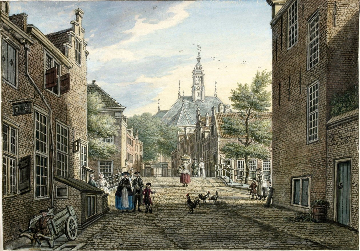 Vista de la calle Kranestraat de Paulus Constantijn la Fargue