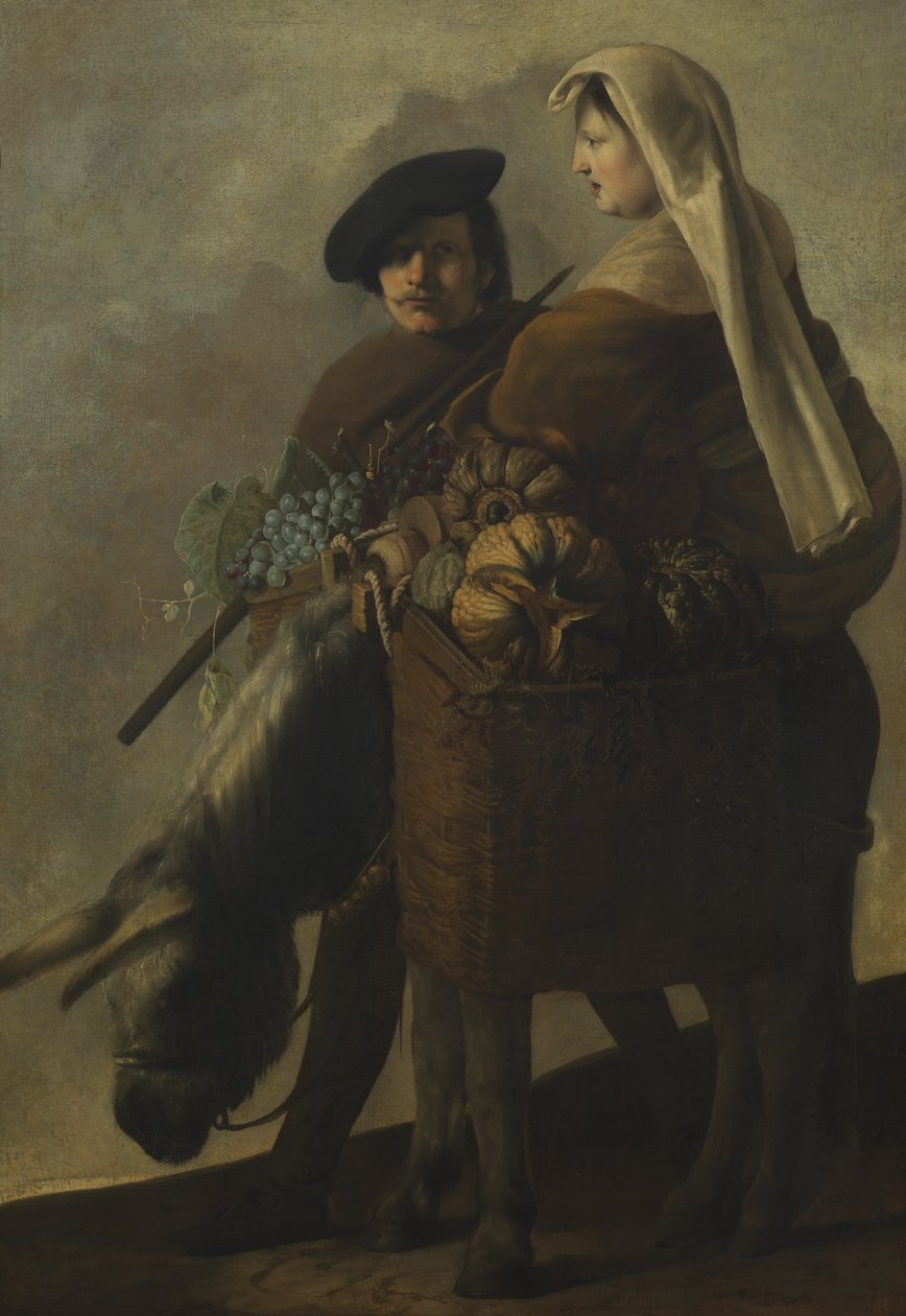 Recolectores de frutas, c.1650 de Paulus Bor