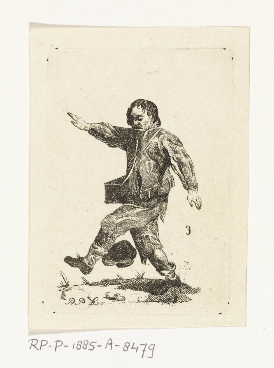 hombre corriendo de Paulus Charles Gerard Poelman