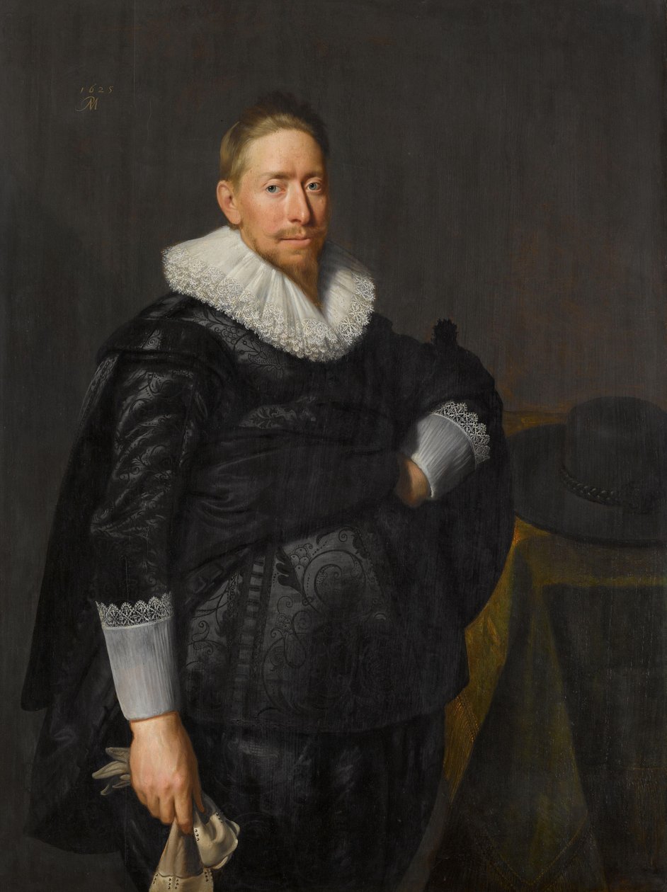 Retrato de un hombre, probablemente de la familia Pauw
Retrato de un hombre, posiblemente de Reijnier Pauw (1591-1676) de Paulus Moreelse