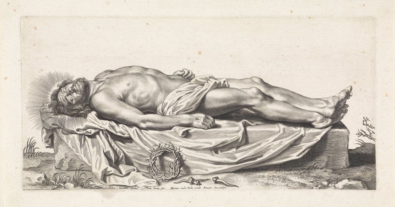 Cuerpo de Cristo muerto de Paulus Pontius
