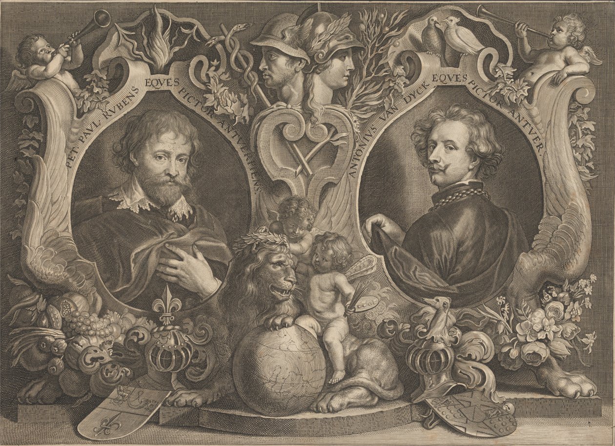 Paulus Pontius - Antonius Van Dyck Eques y Peter Paul Rubens Eques - Google Art Project de Paulus Pontius