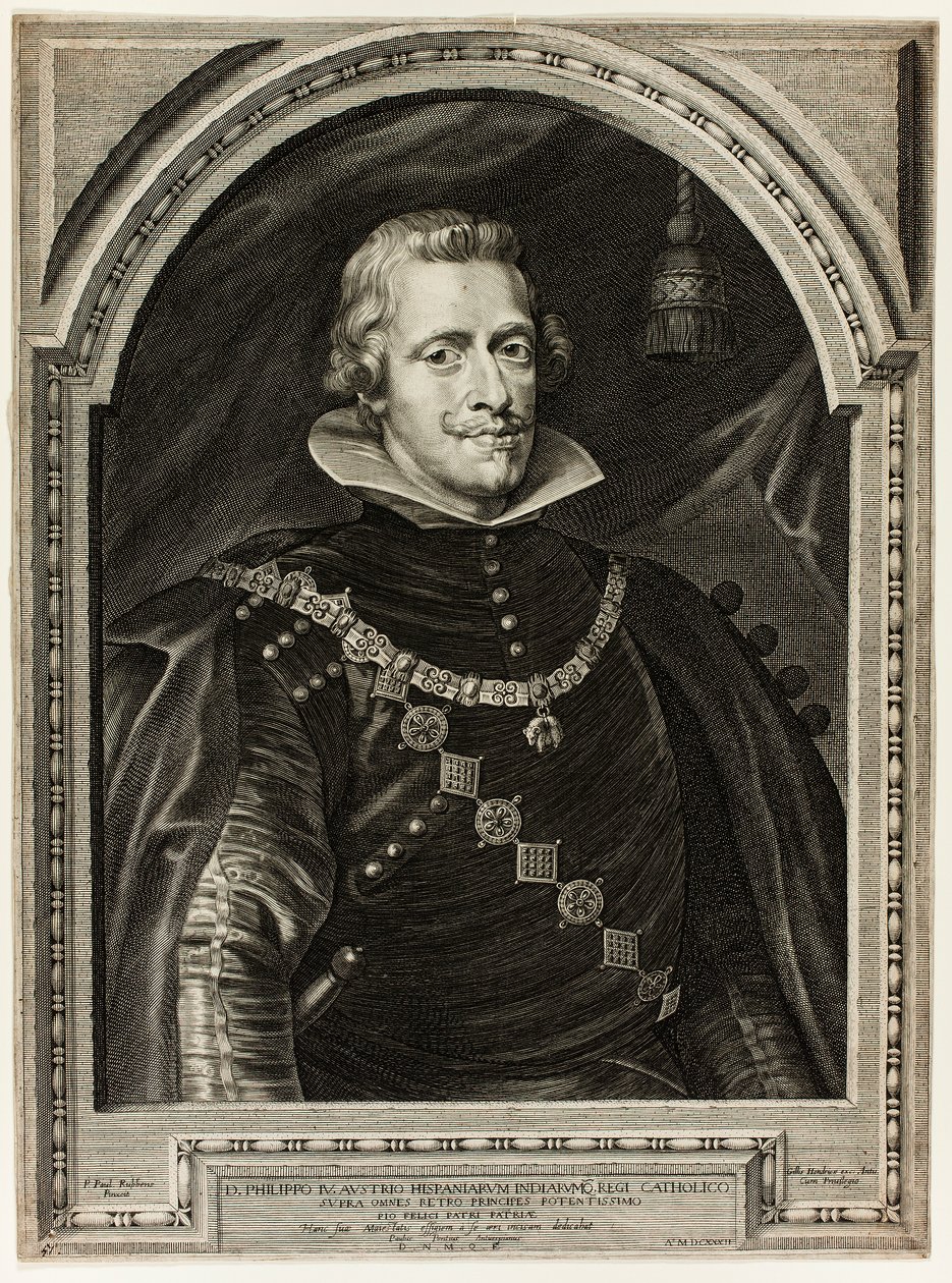Felipe IV, rey de España de Paulus Pontius