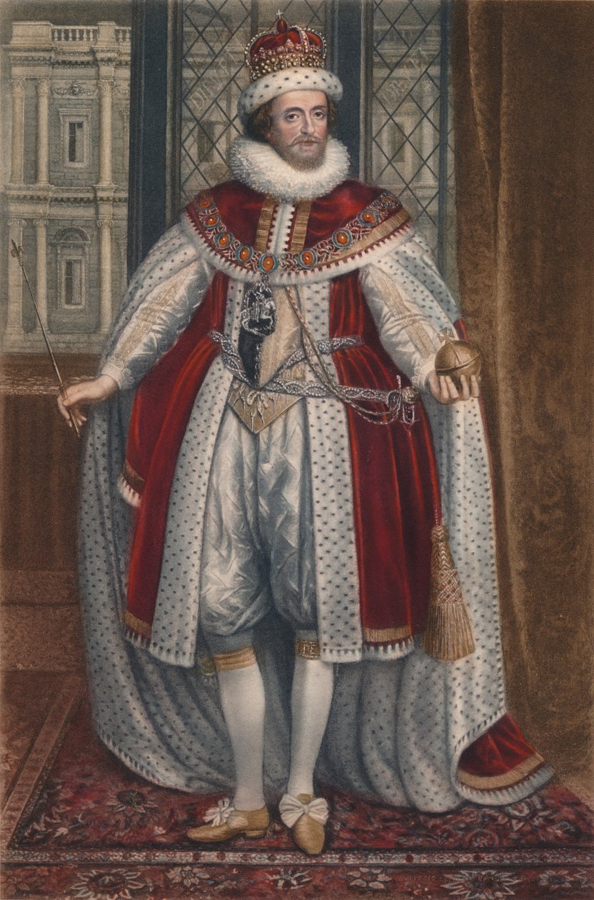 Rey Jacobo I de Inglaterra y VI de Escocia, 1620 de Paulus van Somer