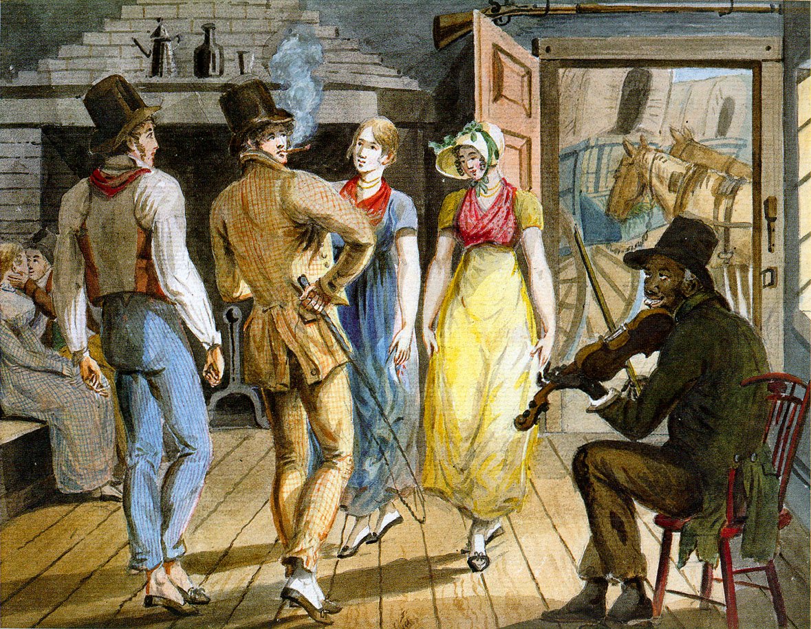Jolgorio en una posada de camino de Pavel Petrovich Svinyin