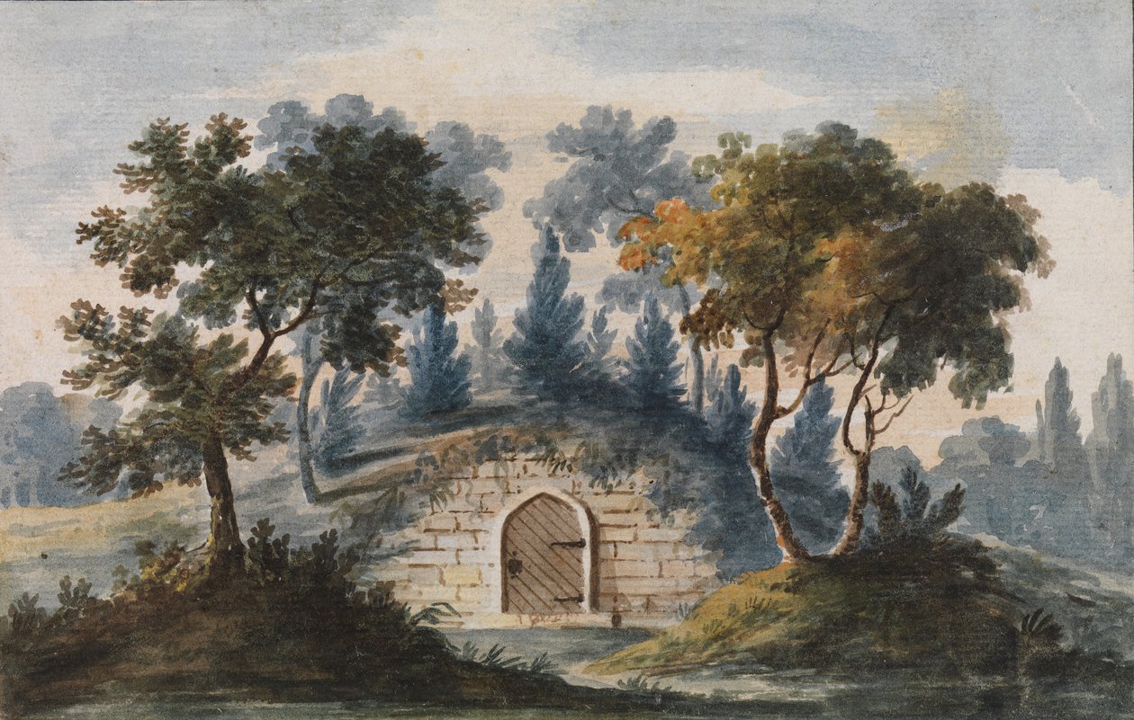 Tumba del General Washington en Mount Vernon Copia después de grabado en The Port Folio..., 1811-ca.1813 de Pavel Petrovic Svin