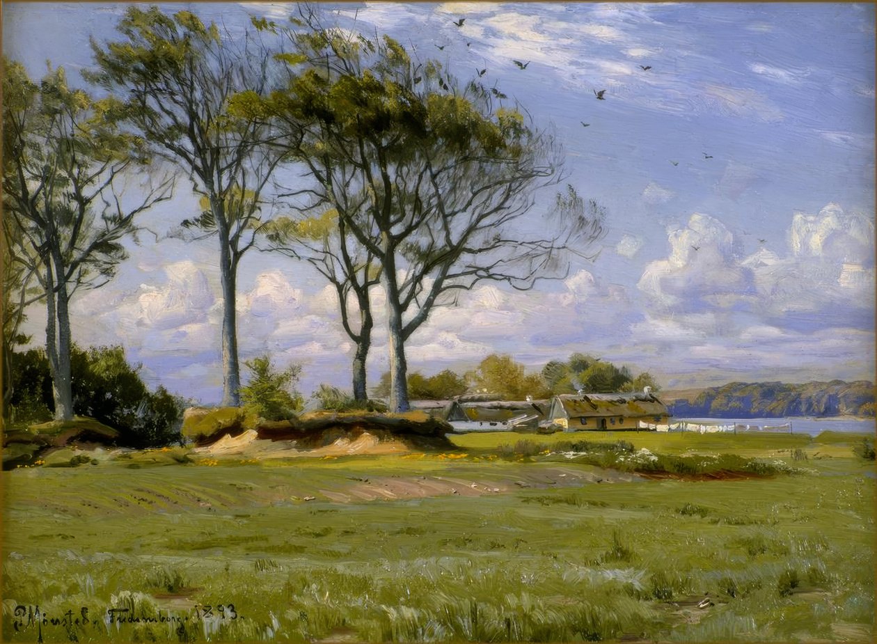 Paisaje de primavera de Peder Monsted
