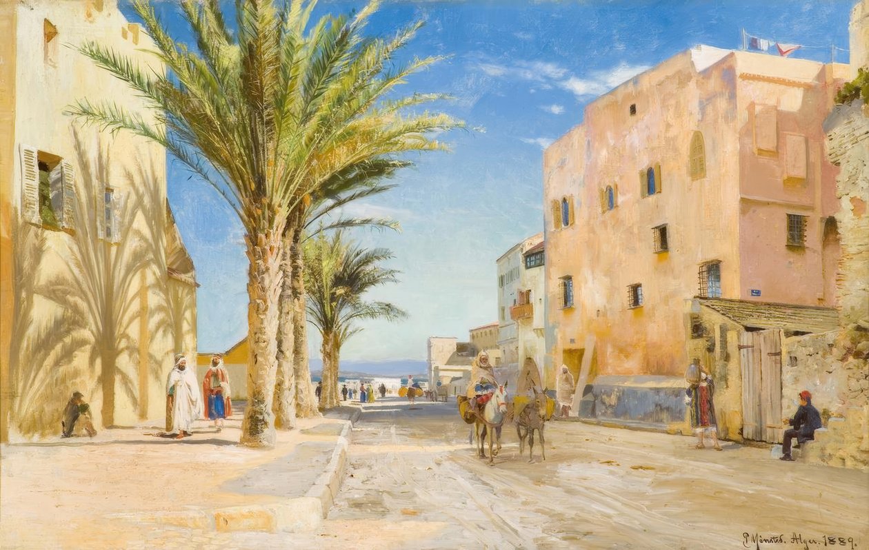 Argel, tarde en Argel de Peder Monsted