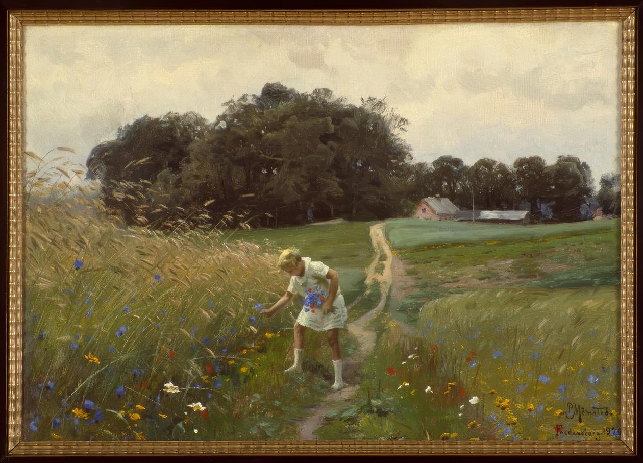 El ramo de pradera de Peder Monsted