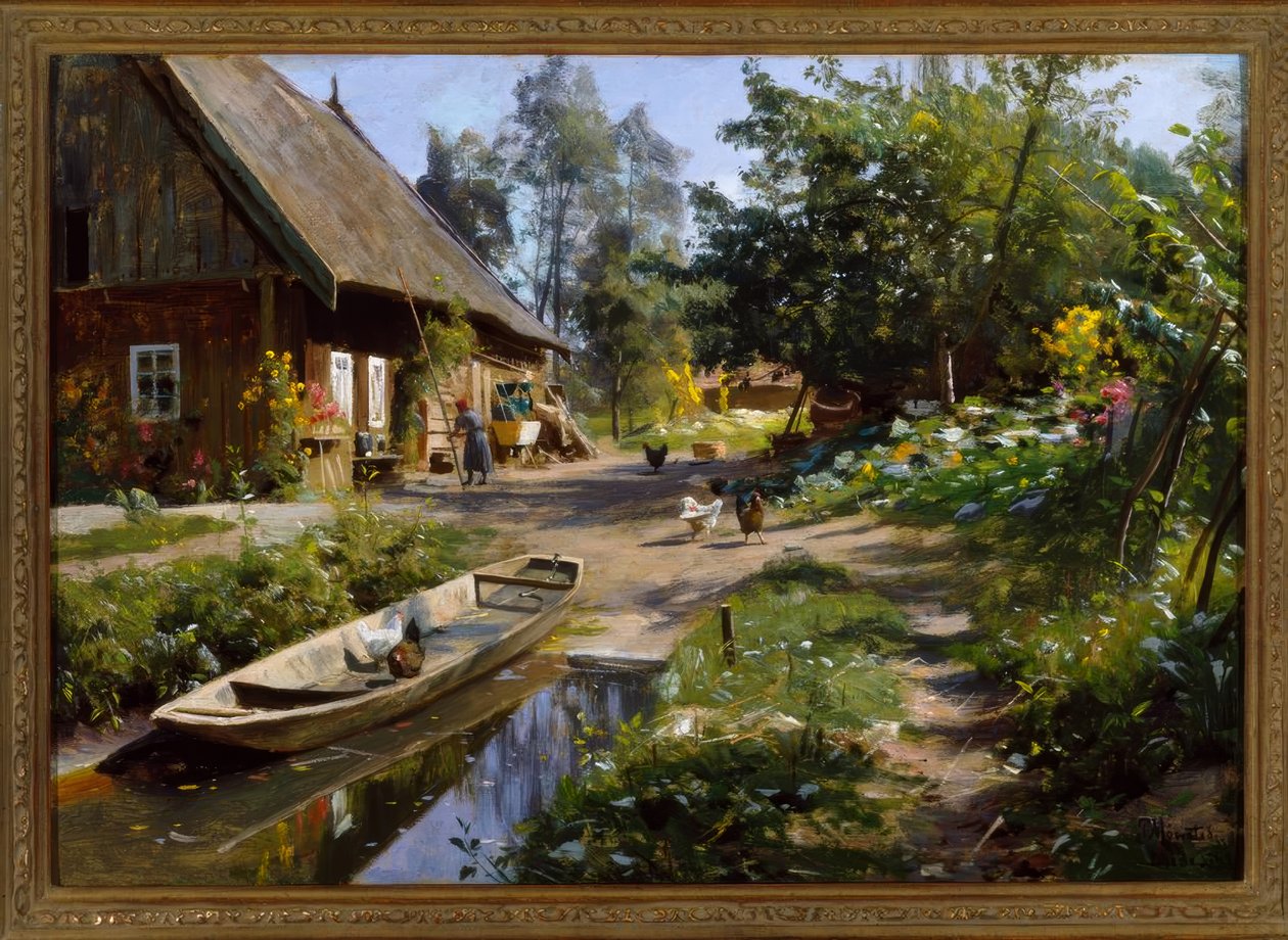 Día soleado en el campo de Peder Monsted