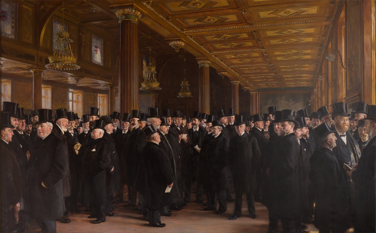 Imagen de la Bolsa o De la Bolsa de Copenhague de Peder Severin Krøyer