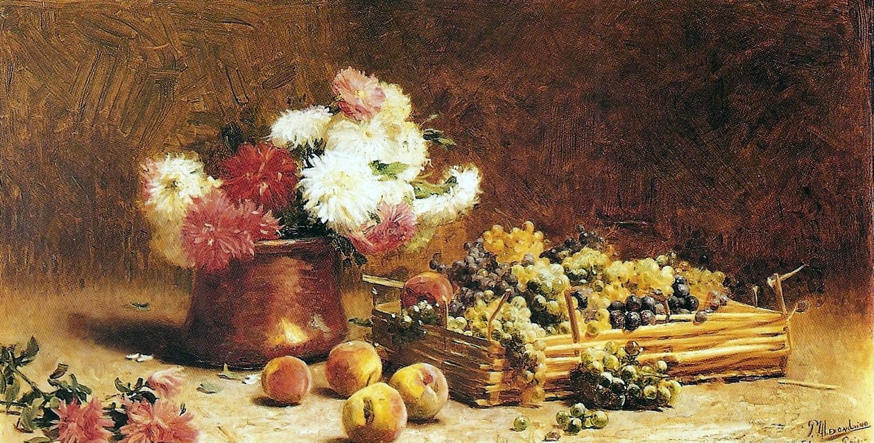 Frutas y flores de Pedro Alexandrino Borges