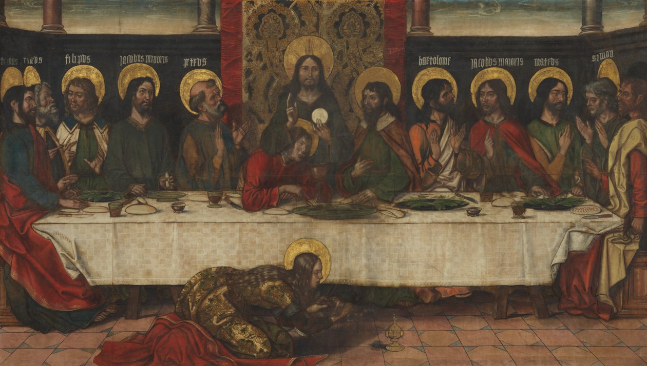 La Última Cena, c.1495-1500 de Pedro Berruguete