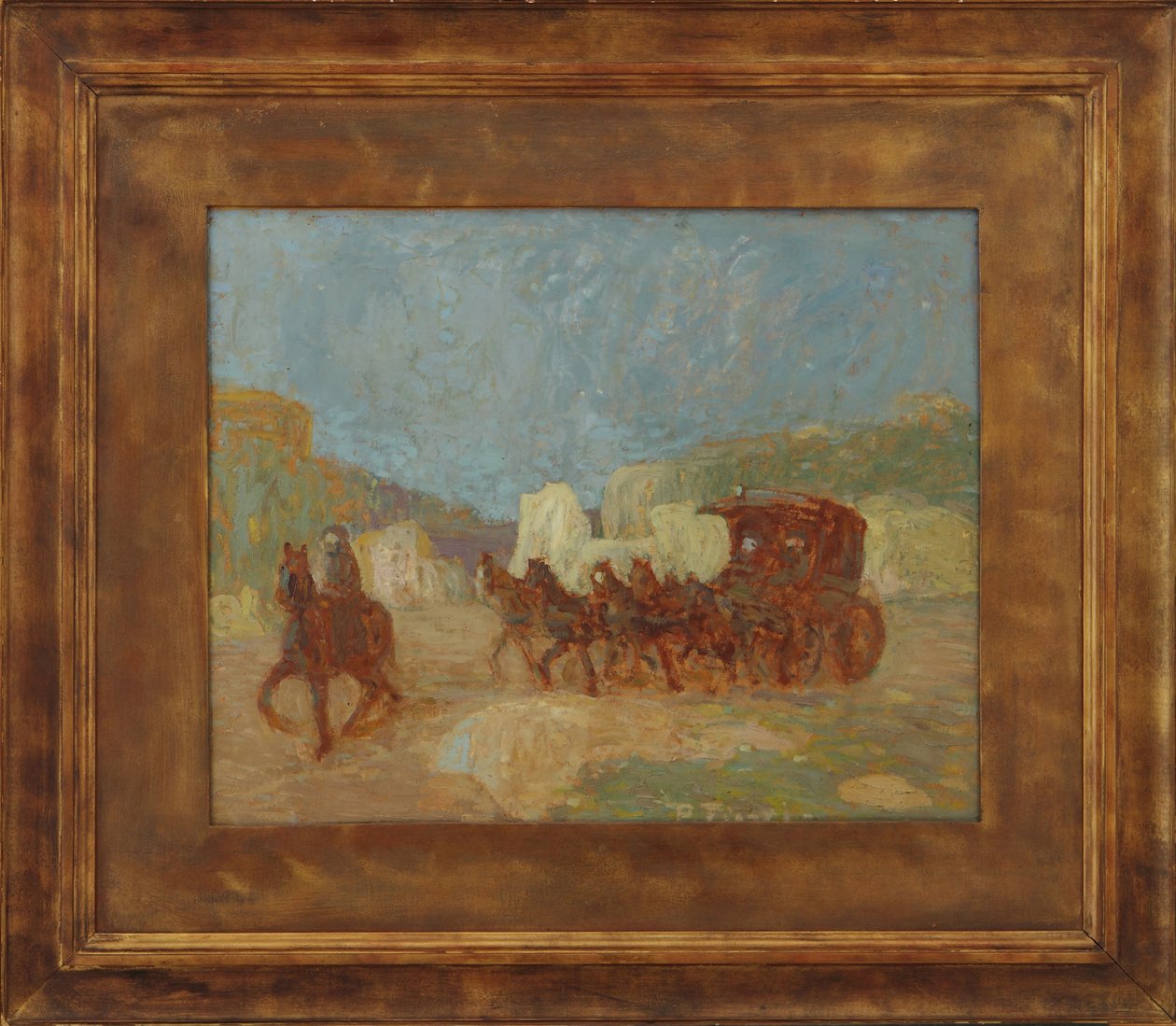 Una diligencia de Pedro Figari