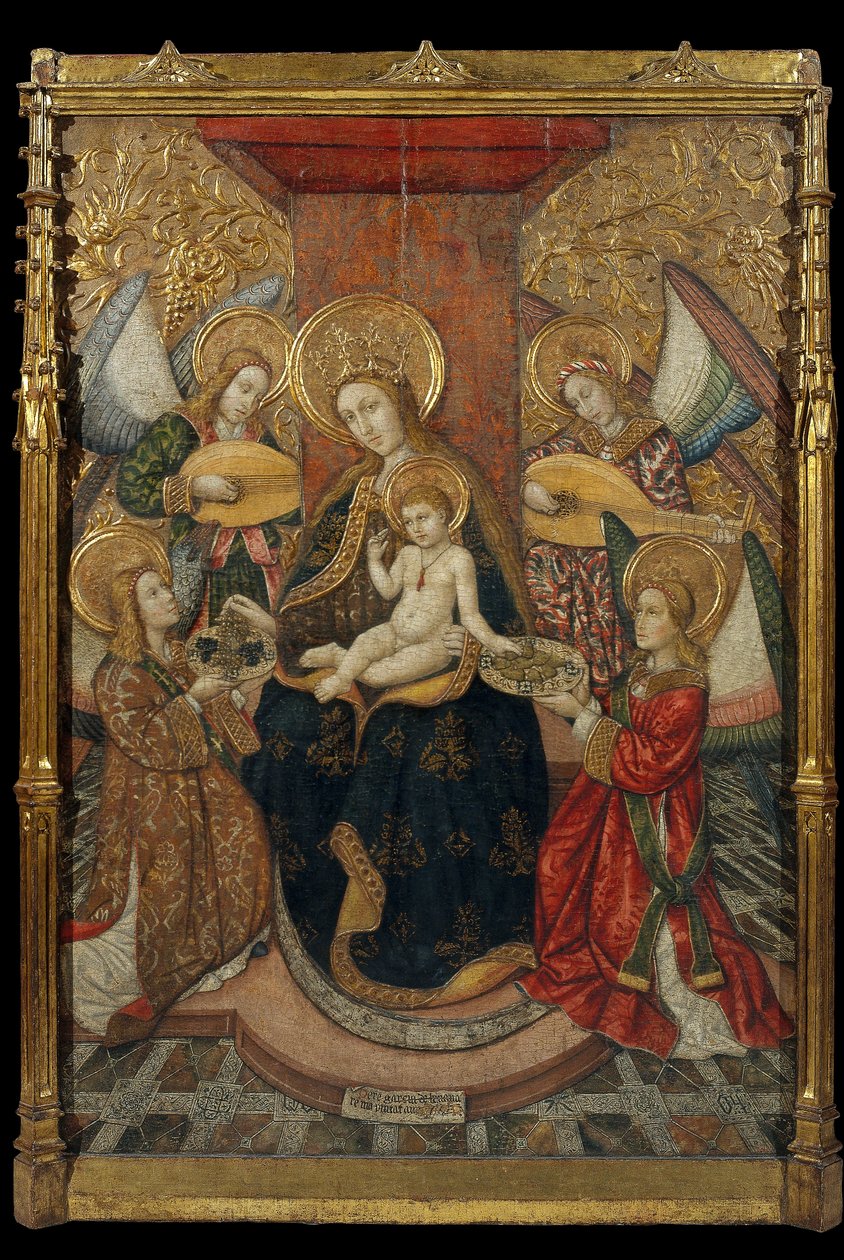 Virgen y Ángeles de Pedro Garcia de Benavarre