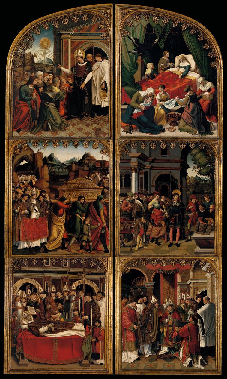 Puertas del retablo de San Eligio de Pedro Nunyes