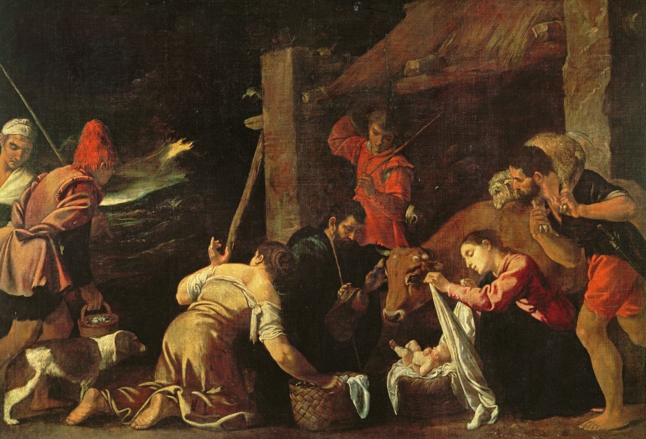 La adoración de los pastores de Pedro Orrente