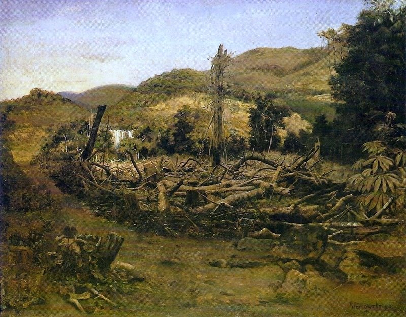 Tala de árboles de Pedro Weingärtner