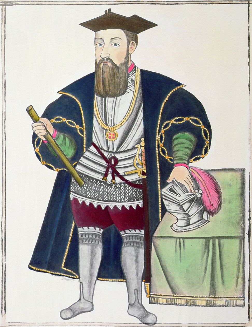 Retrato de Vasco de Gama de Pedro Barretto de Resende