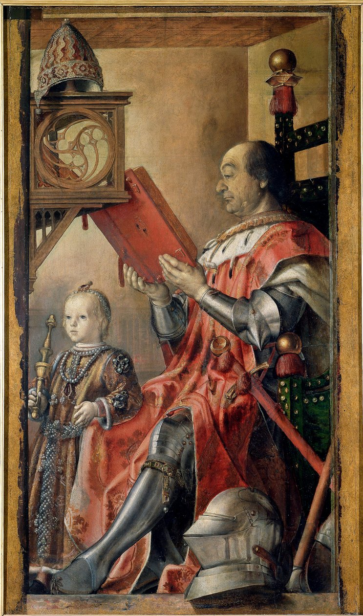 Doble retrato de Federico III de Montefeltro de Pedro Berruguete
