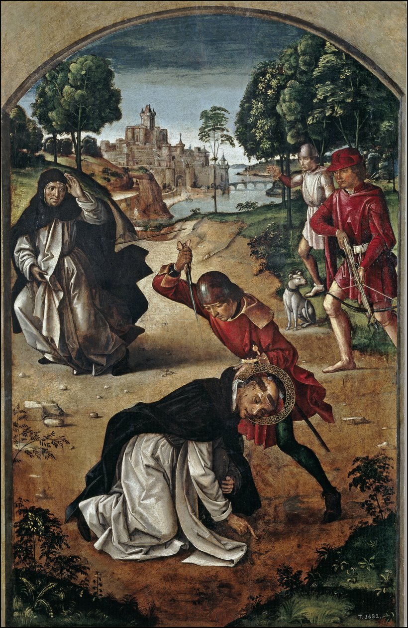 La muerte de San Pedro de Verona, 1493-1499 de Pedro Berruguete