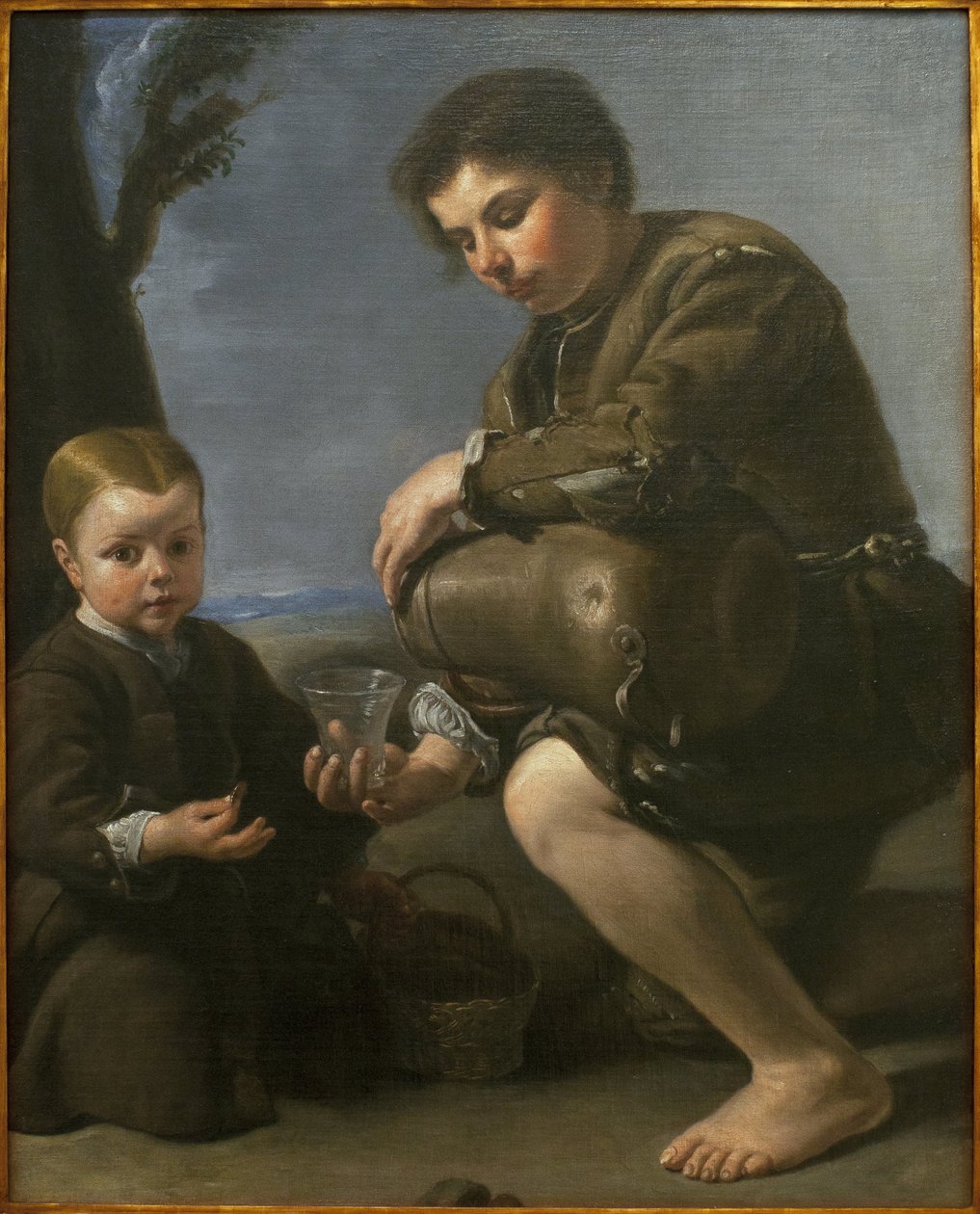 El vendedor de vino. Museo de Bellas Artes de Sevilla, España de Pedro Nunez de Villavicenzio