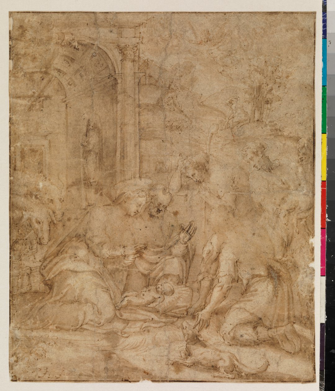 Adoración de los pastores de Pedro de (attr.to) Campaña