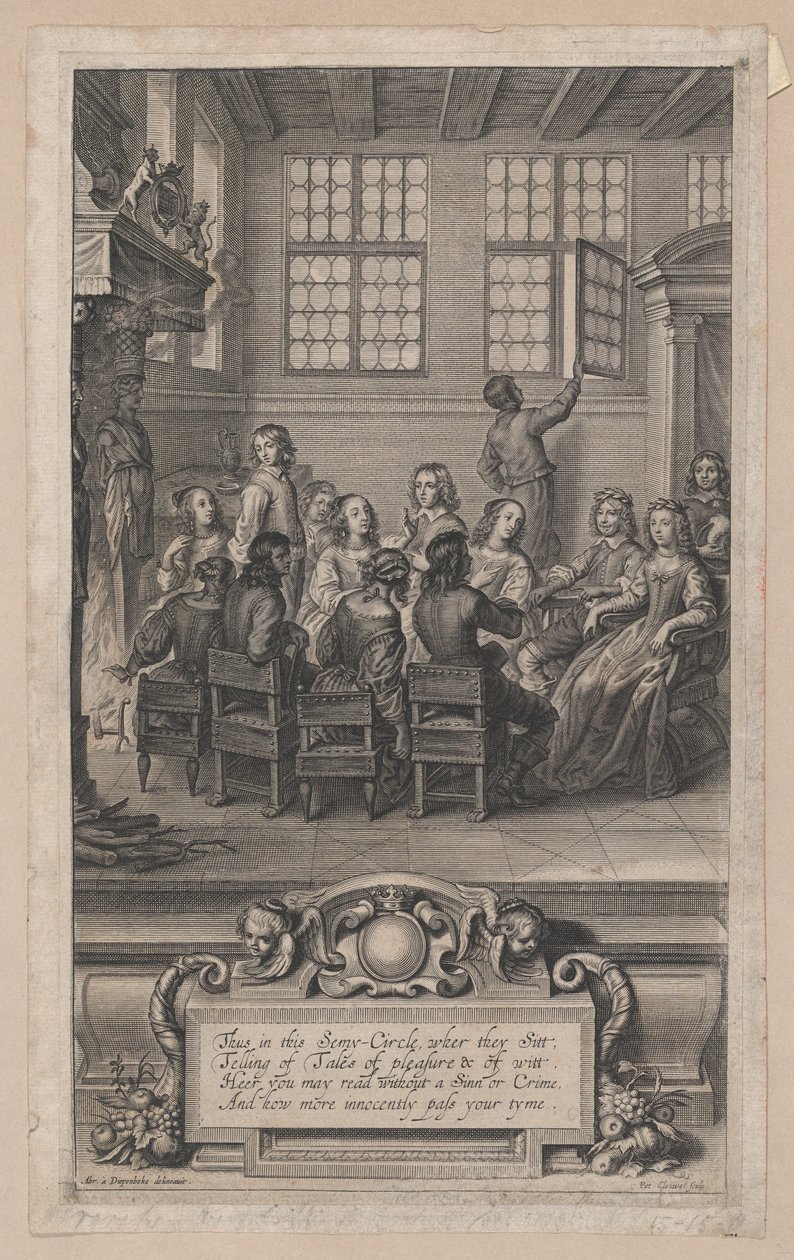 La familia de William Cavendish, Marqués de Newcastle-upon-Tyne de Peeter Clouwet