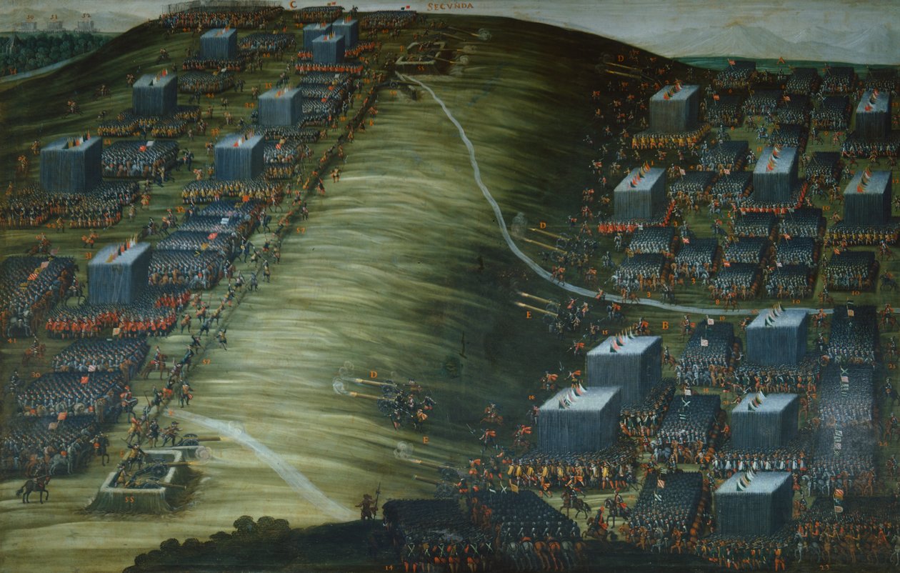 La batalla de Weissemberg, 8 de noviembre de Peeter Snayers