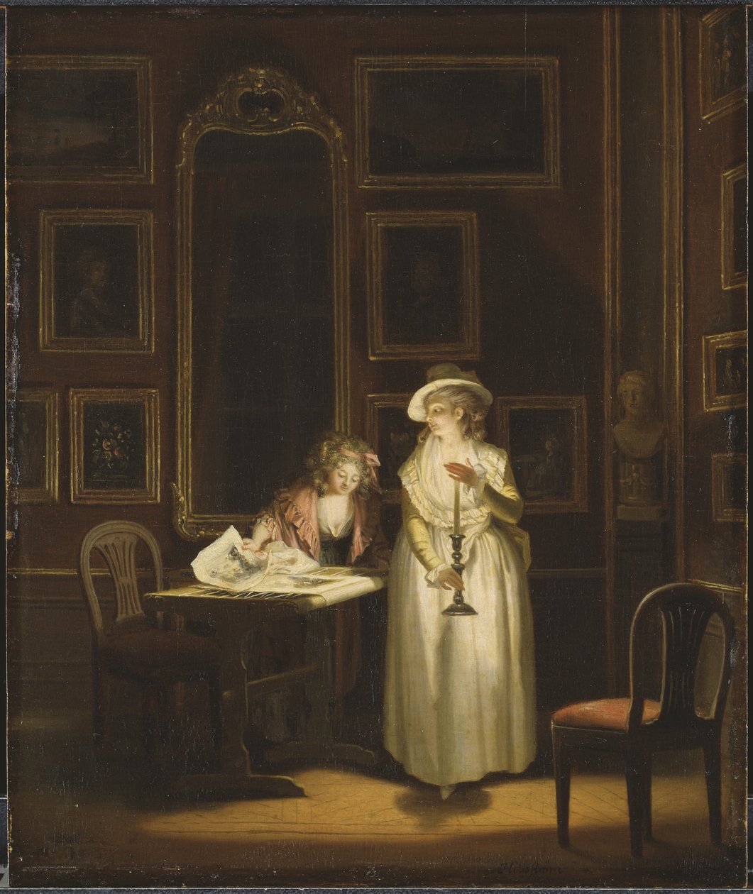 En el bastidor de bordado de Pehr Hilleström