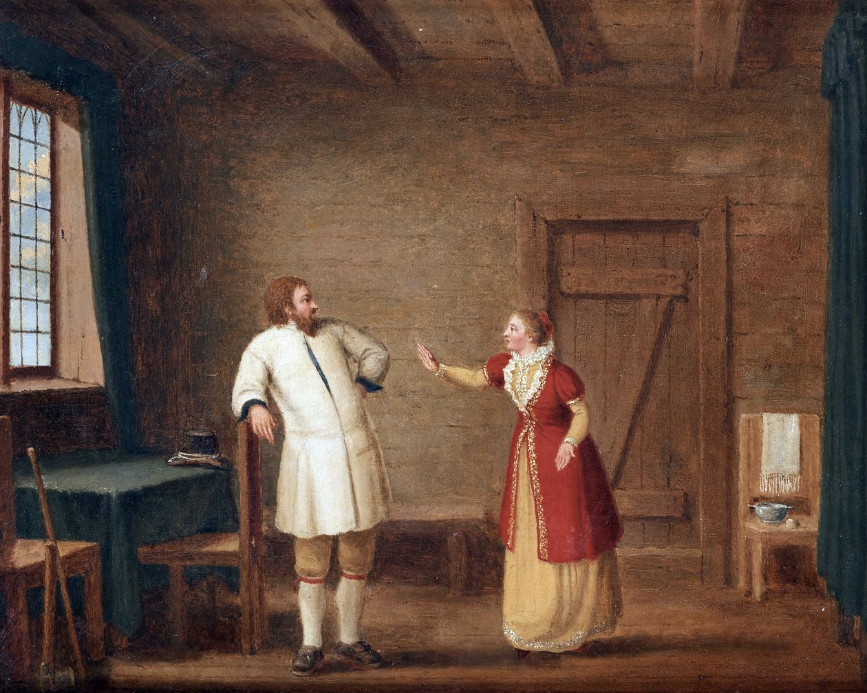 El rey Gustavo I Vasa (1496-1560) en Ornas de Pehr Hilleström