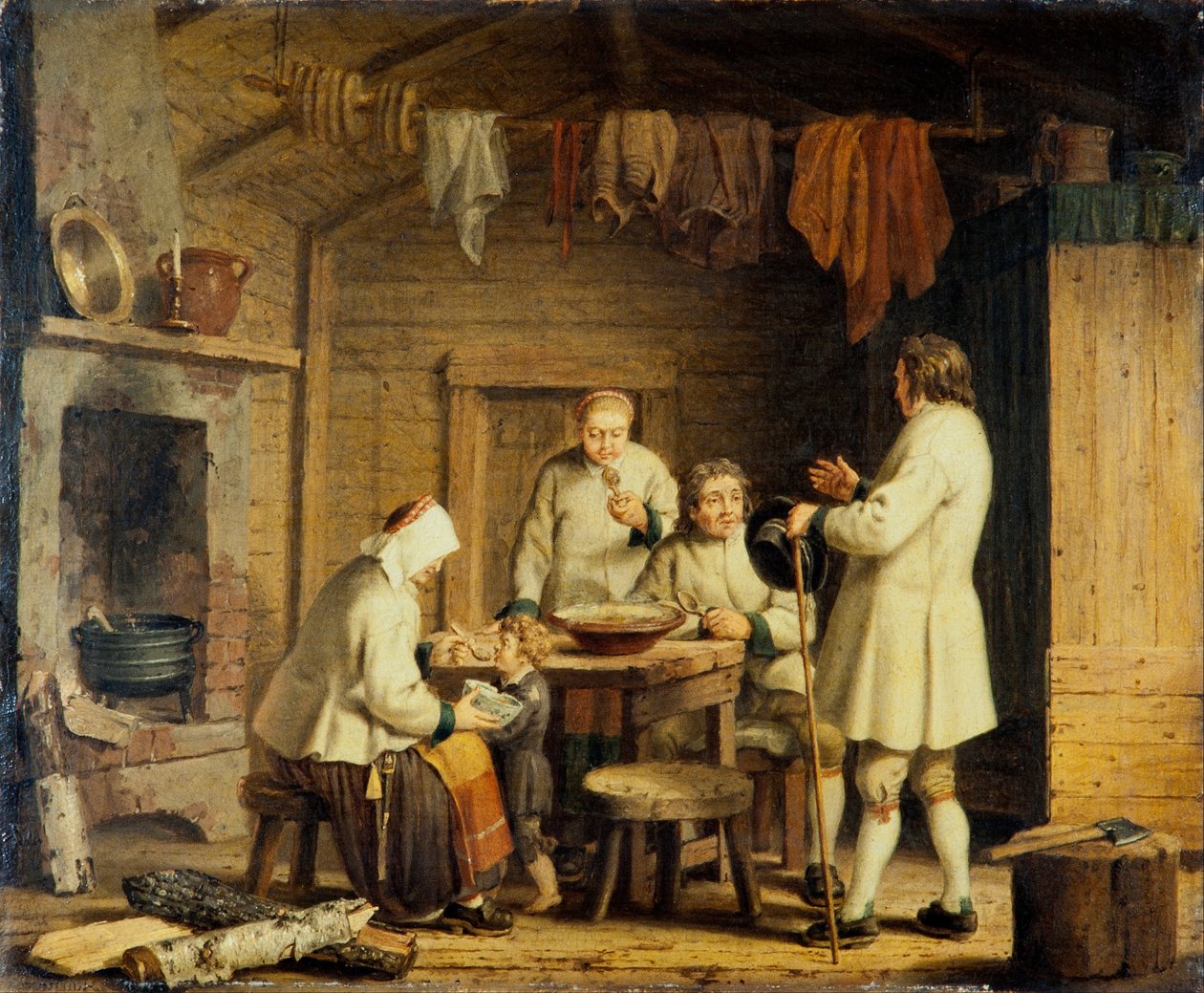 Gente de Mora en Dalecarlia, c.1800 de Pehr Hilleström