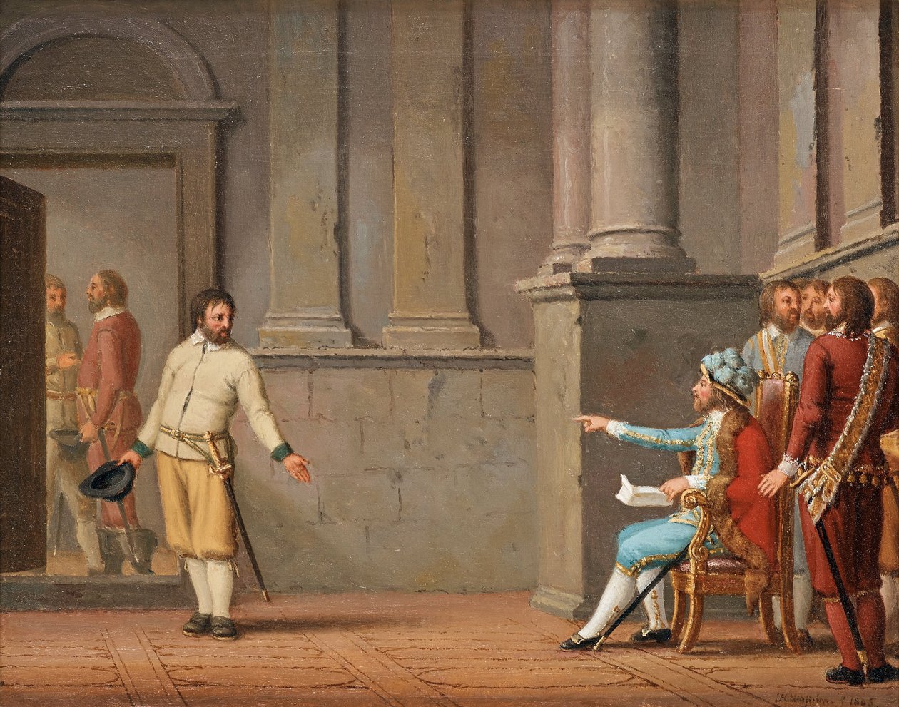 Engelbrekt Engelbrektsson ante Eirik III, 1805 de Pehr Hilleström