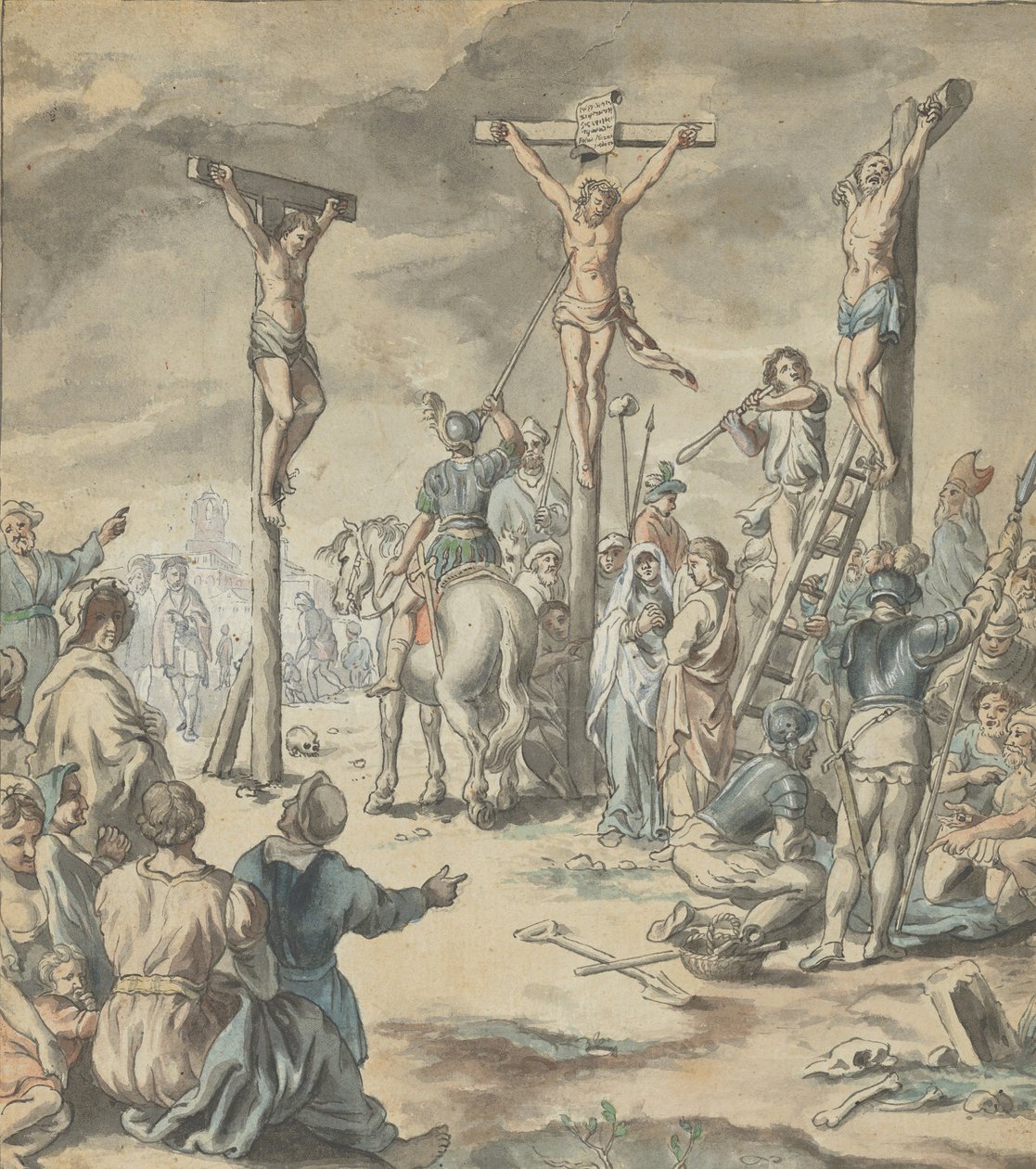 La crucifixión de Cristo, finales del siglo XVIII de Pehr Hörberg