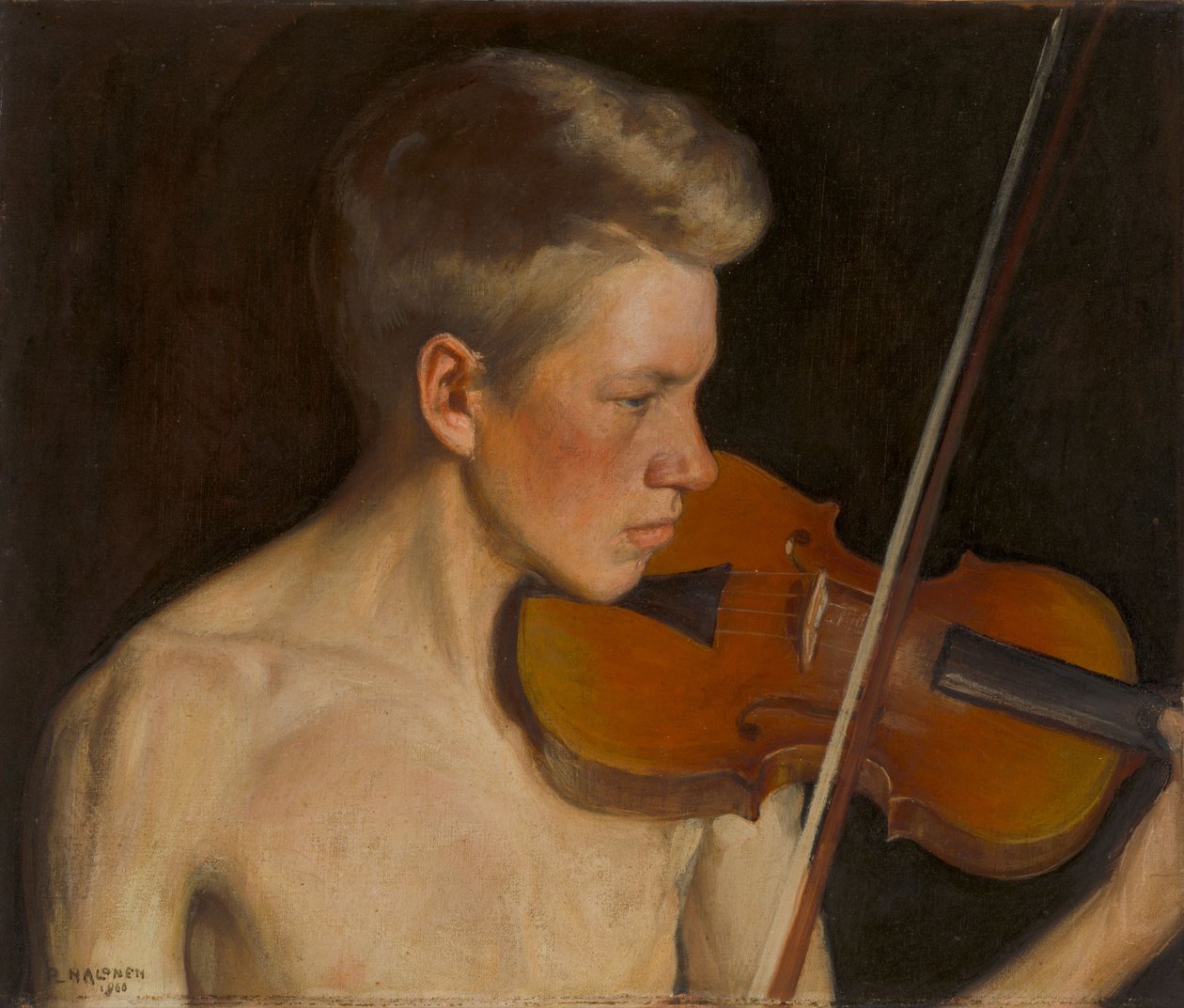 El violinista de Pekka Halonen