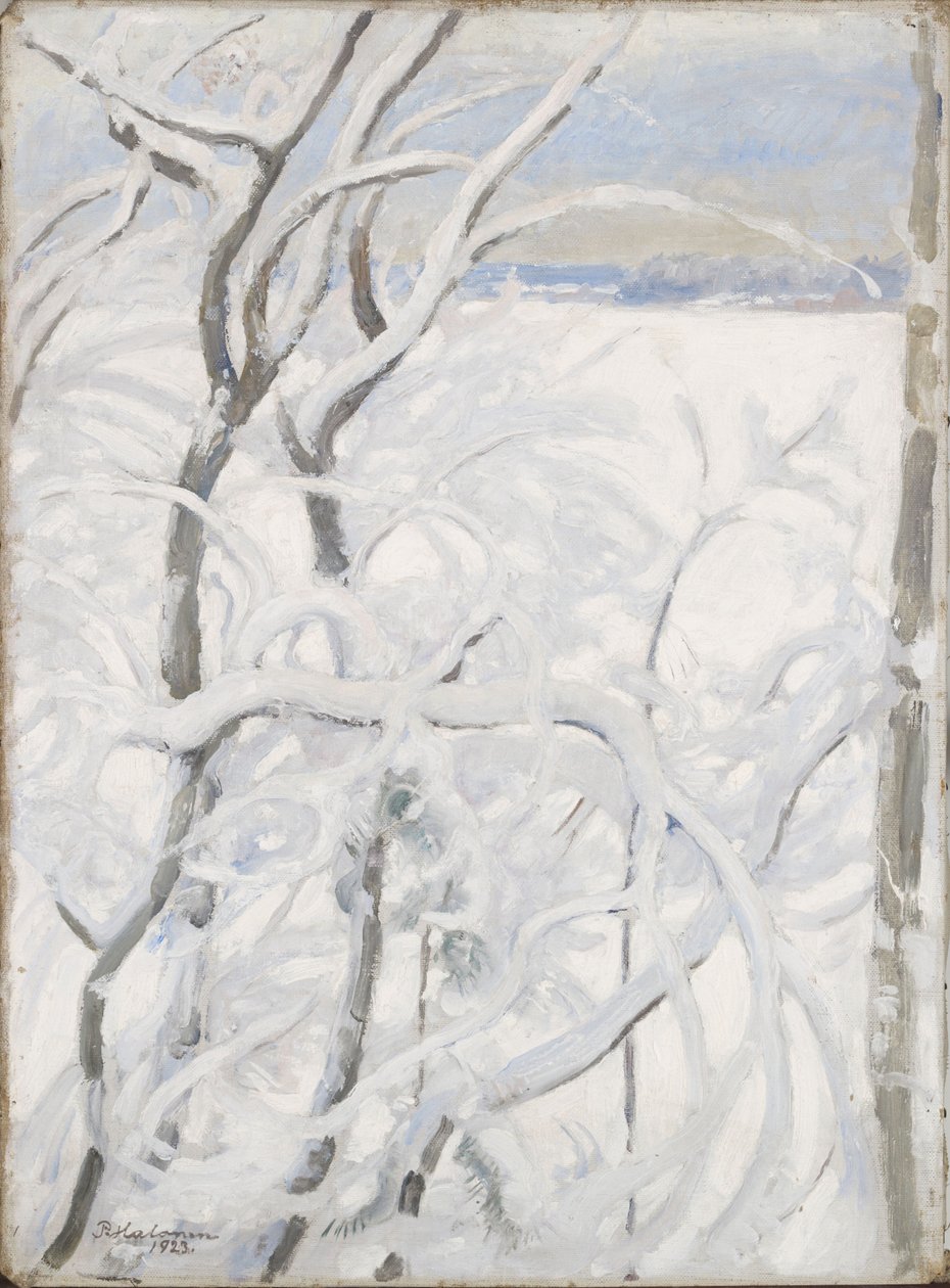 Árbol en invierno de Pekka Halonen
