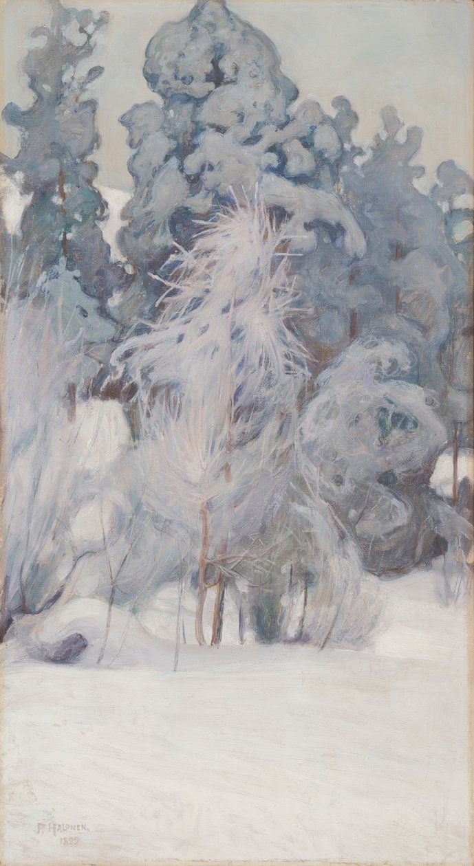 Paisaje de invierno de Pekka Halonen