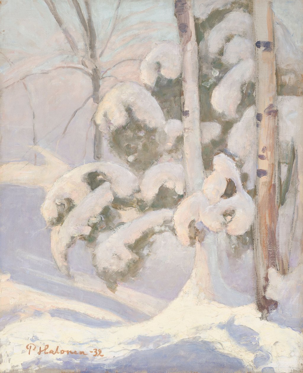 Paisaje invernal de Pekka Halonen