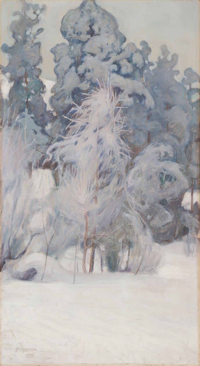 Paisaje invernal de Pekka Halonen