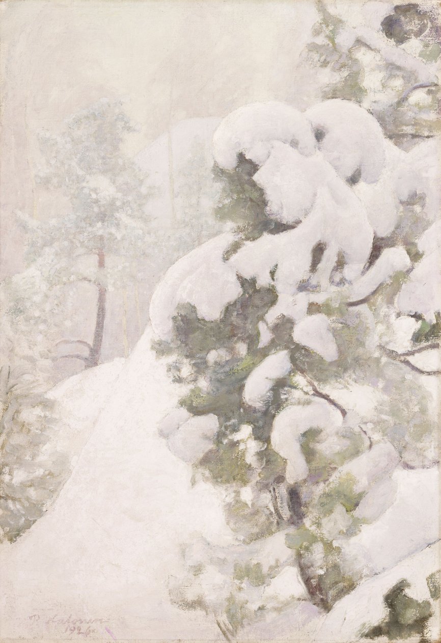 Paisaje invernal de Pekka Halonen
