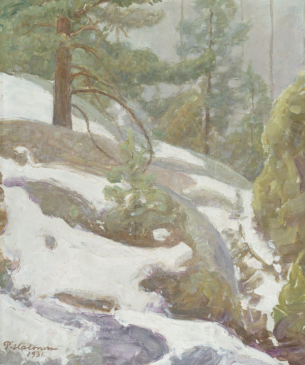 Paisaje invernal de Pekka Halonen